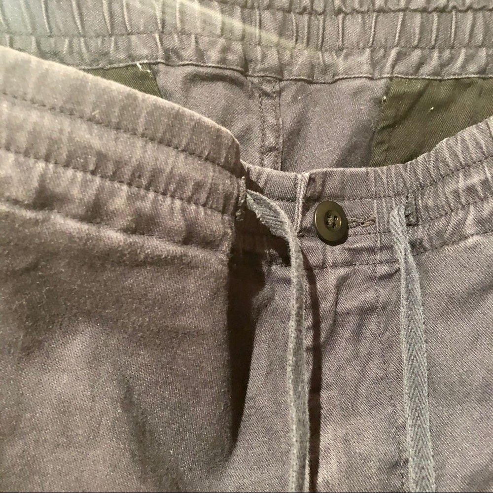 Beams Linens Blend Pants - Picture 2 of 4